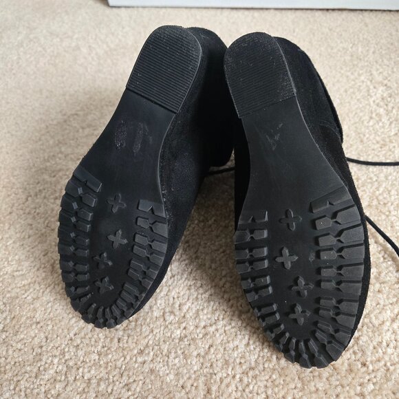 Wedge heel lace up ankle booties - Picture 6 of 12